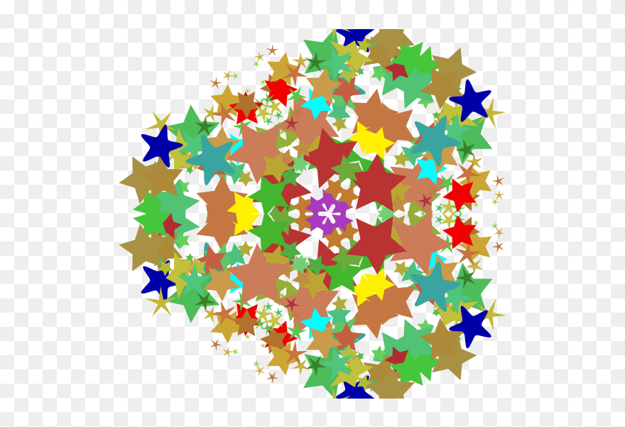 Kaleidoscope, 3 Fold Symmetry - Clip Art - Png Download