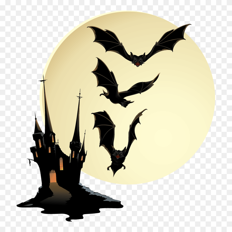 Bat Vector Graphics Halloween Clip Art - Free Bat Vector Png Transparent Png