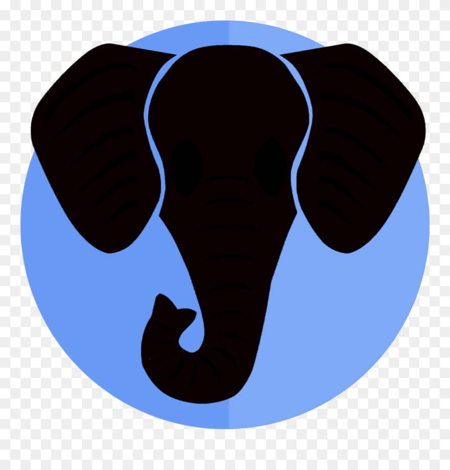 Indian Elephant African Bush Elephant Republican Party - Elephant Head India Silhouette Clipart