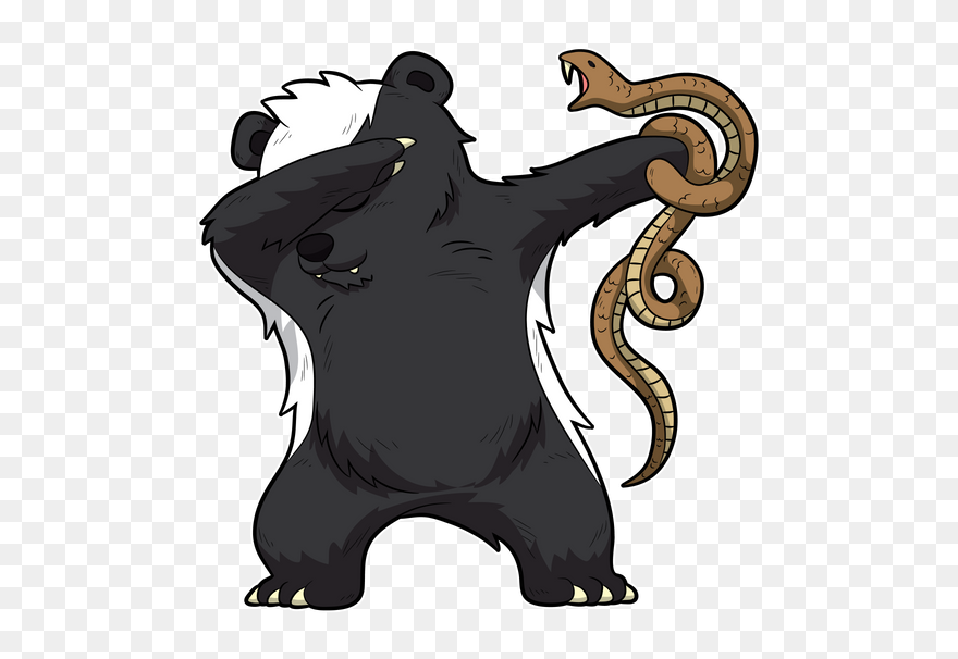 wallpapers Drawing Honey Badger Cartoon snake fighting a honey badger drawing