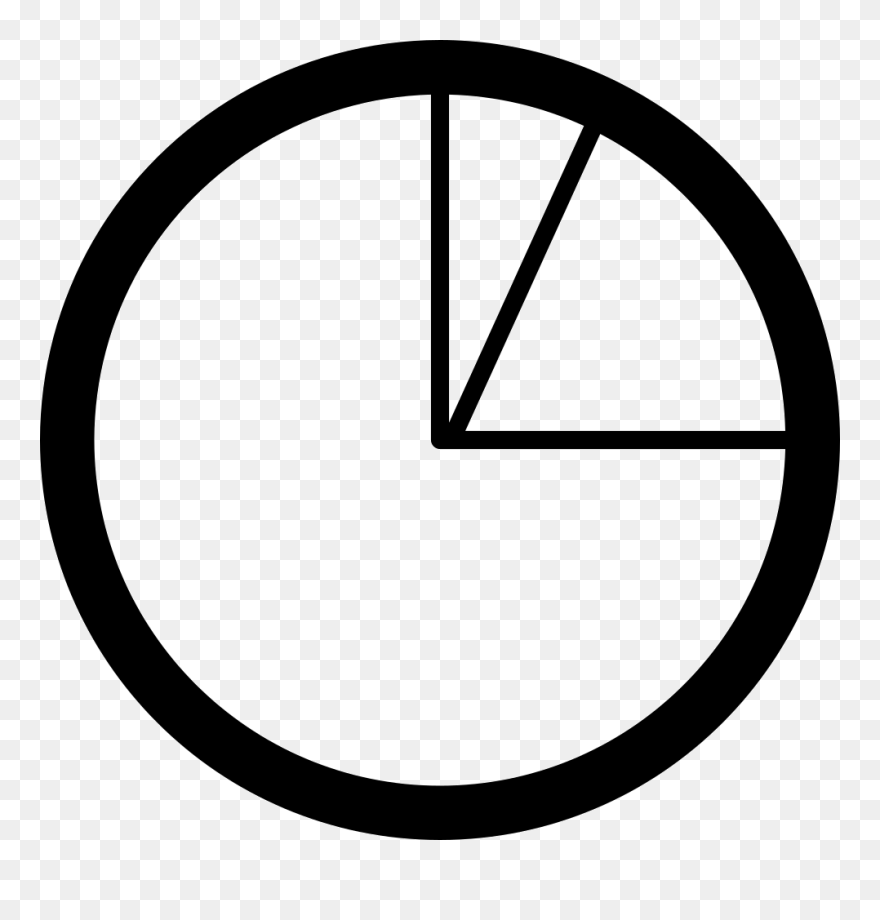 Pie Chart Slices - Wagon Wheel Vector Transparent Clipart