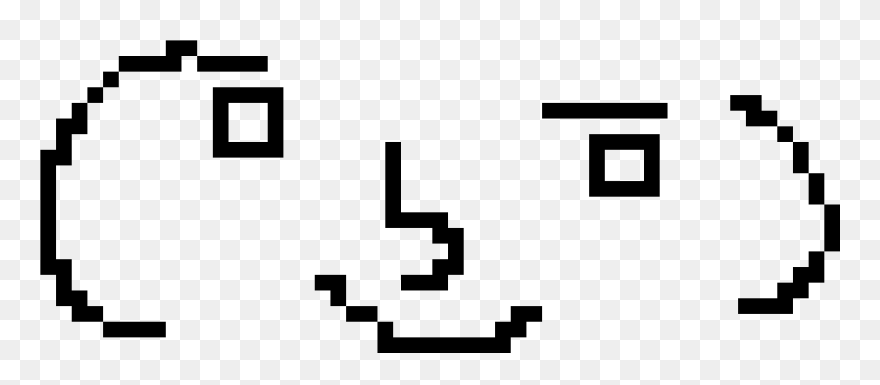 Lenny Face Png Clipart - Snes Controller Pixel Art Transparent Png