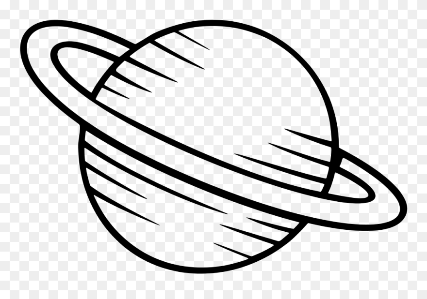 Onlinelabels Clip Art Simple - Simple Planet Clipart - Png Download