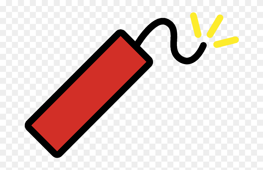 Firecracker Emoji Clipart - Png Download