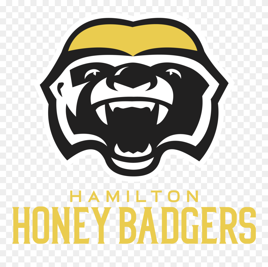 Hamilton Honey Badgers Logo Clipart