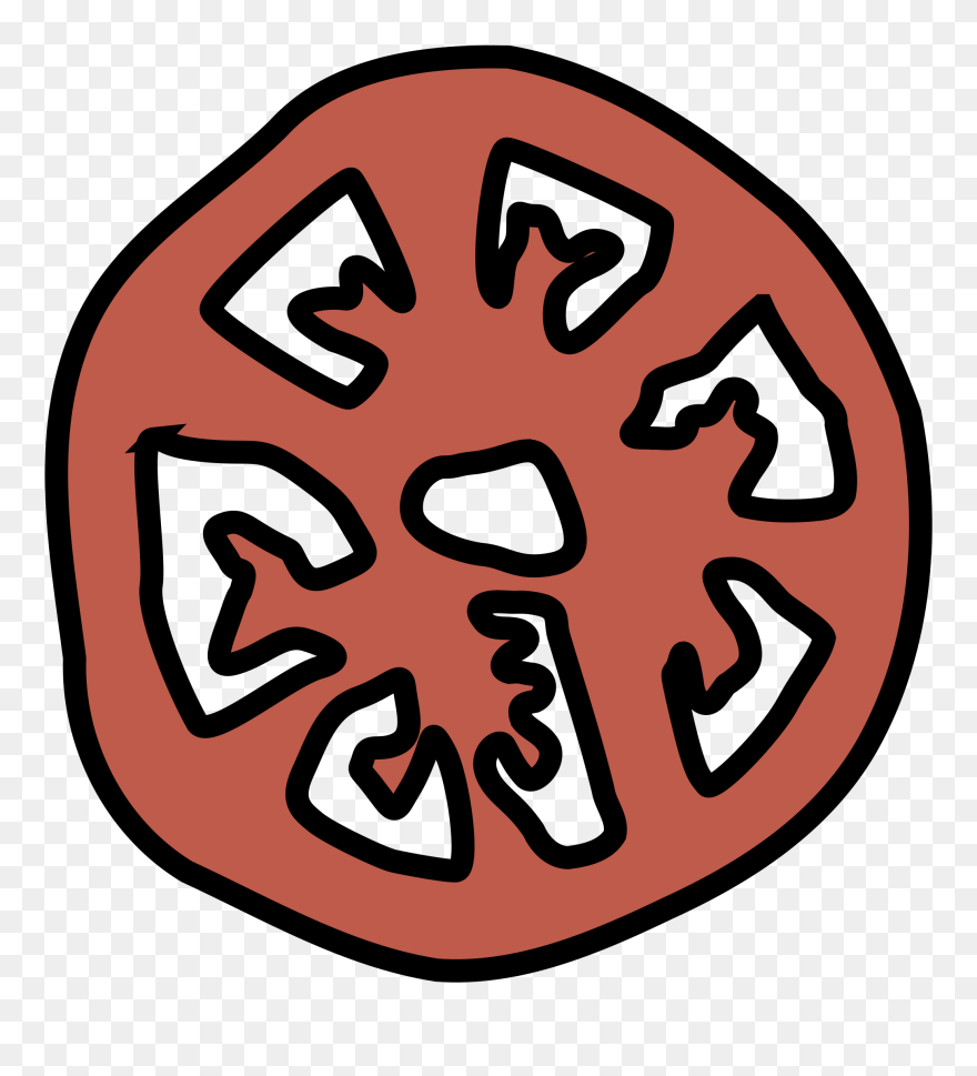 Slice Of Tomato Clip Arts - Sliced Tomato Clip Art - Png Download