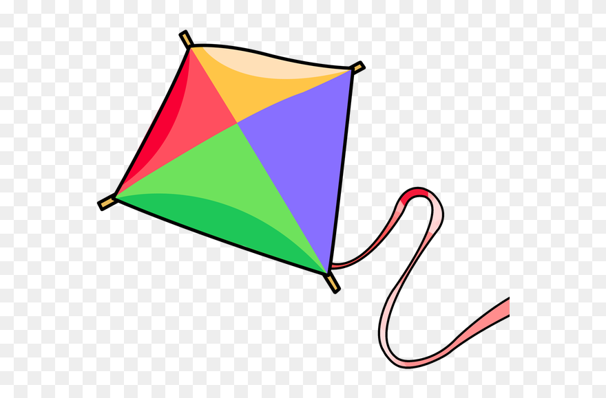 Chinese Kite Clipart Banner Library Library Kite Clipart - Transparent Background Kite Clipart - Png Download