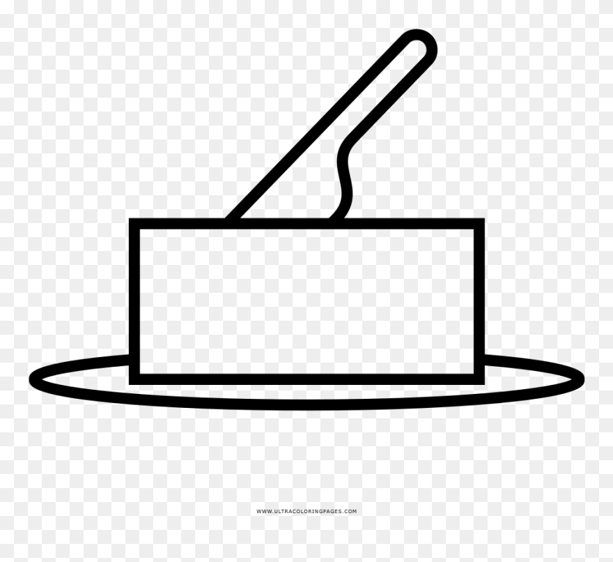 Transparent Buttered Toast Clipart - Imagen De Un Mantequilla Para Dibujar - Png Download