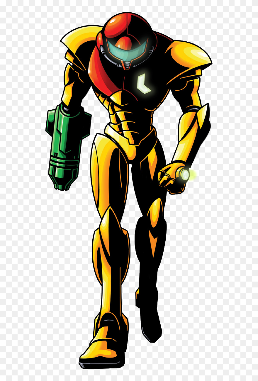 571 X 1219 - Samus Metroid Zero Mission Clipart