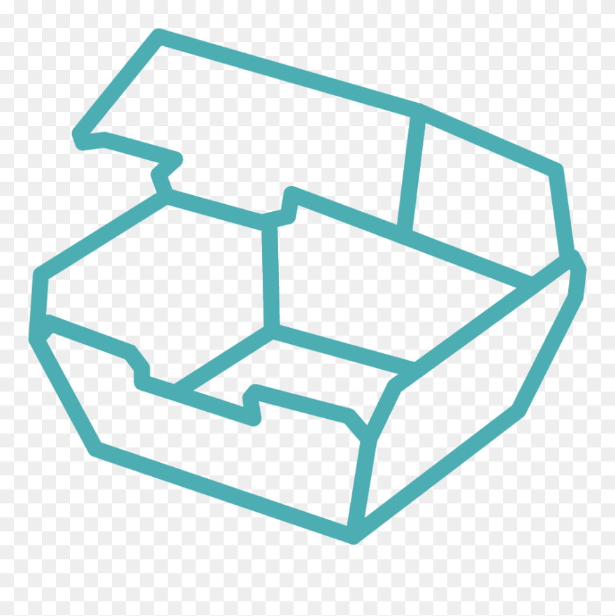 Burger Box Drawing Clipart