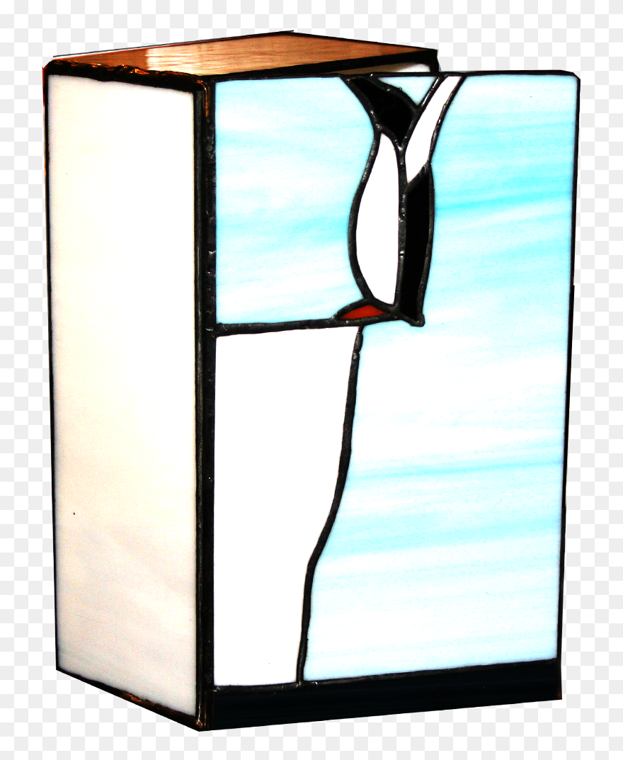 Simple Stained Glass Tissue Box Clipart