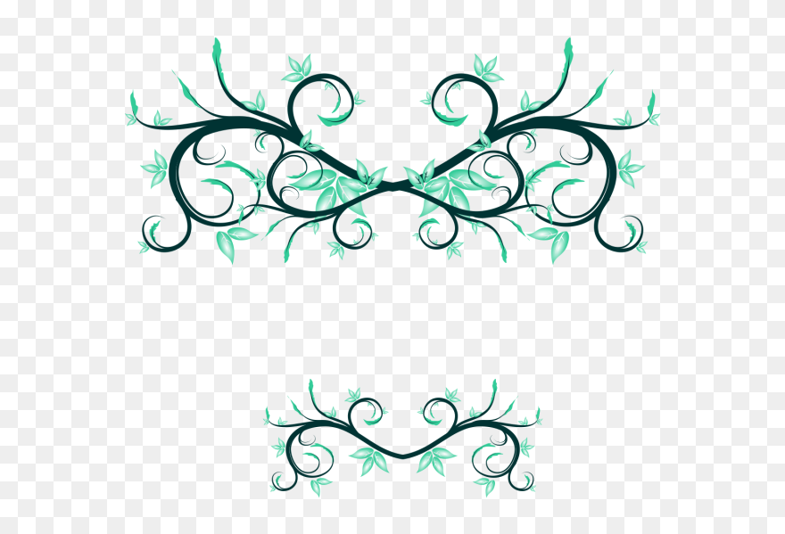 Wedding And Certificate Floral Border, Border Clipart, - Wedding Flower Border Design - Png Download