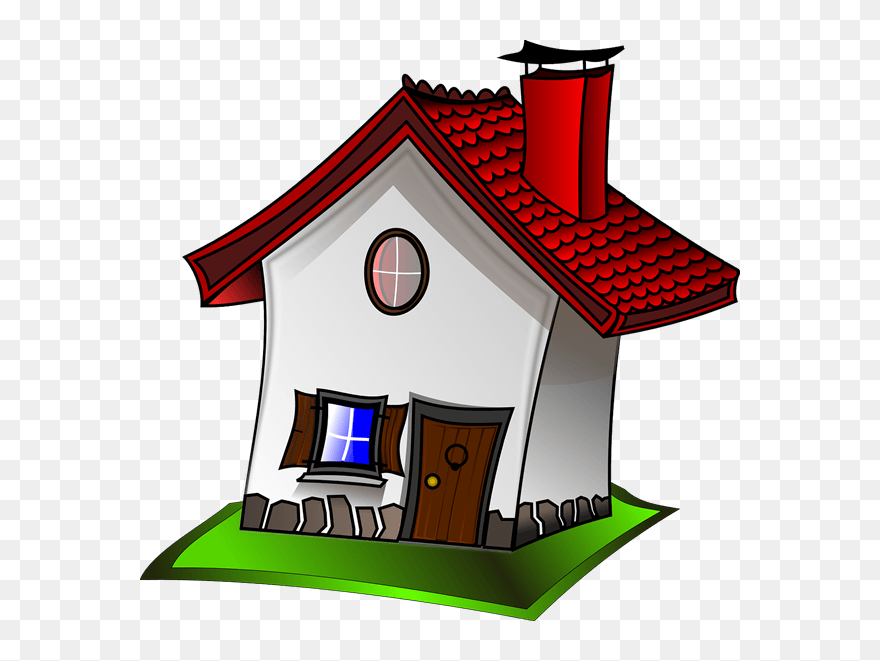 Nice House Clipart - Wet House Cartoon - Png Download