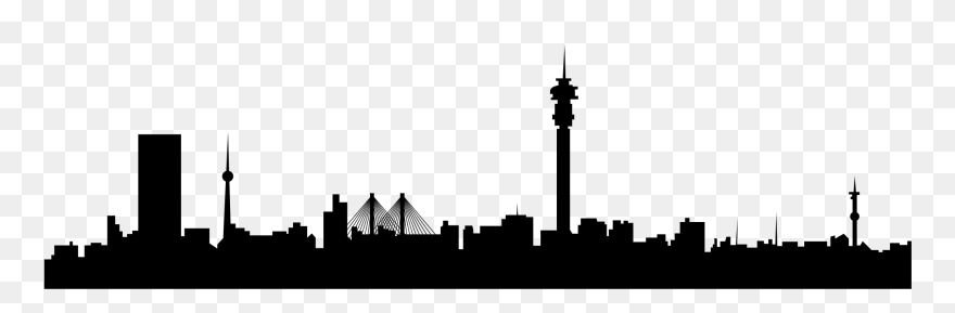 Atlanta Drawing Skyline San Diego Transparent Png Clipart - Johannesburg Skyline Silhouette