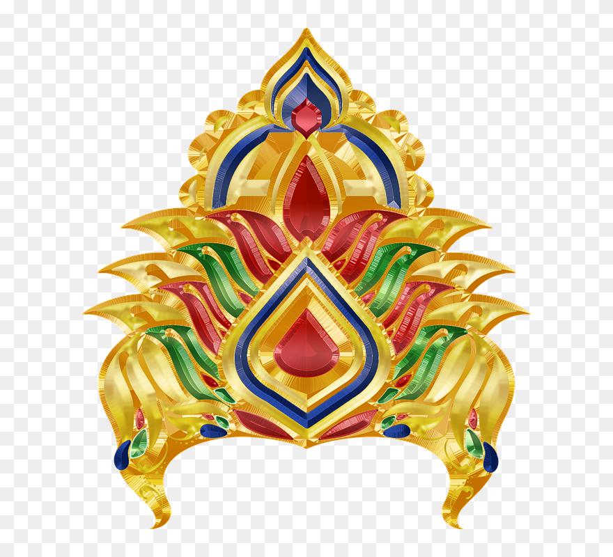 Graphic Crown Vishnu - Indian King Crown Png Clipart