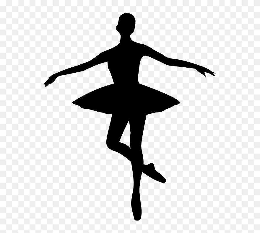 Ballet Shoes Clip Art Black And White - Png Download