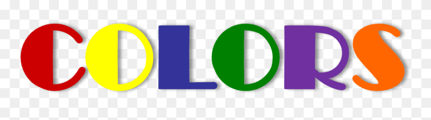 Colors In English Clipart