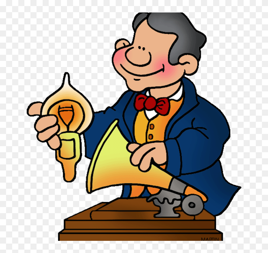 Thomas Edison Clipart - Png Download