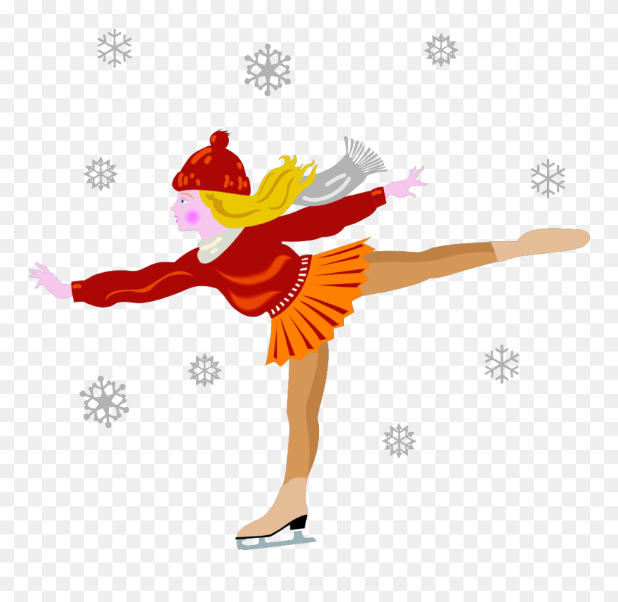 Ice Skating Clip Art - Png Download