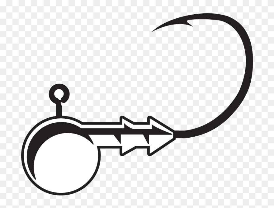 Gamakatsu Hooks Heads Round - Line Art Clipart