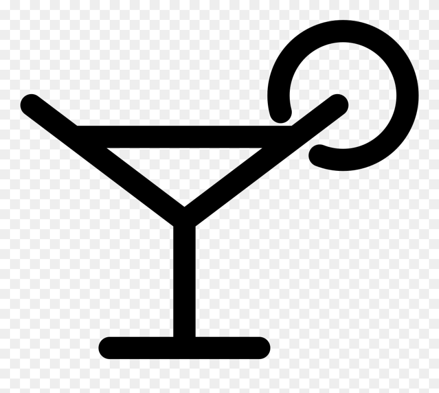 Margarita Clipart Svg - Trago Icon Png Transparent Png