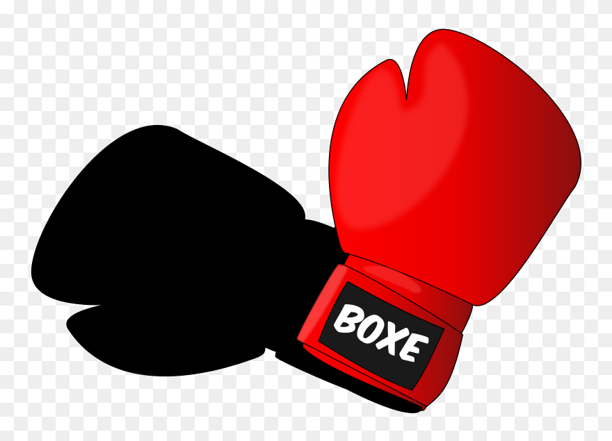 Transparent Boxing Ring Clipart - Cartoon Boxing Gloves Transparent Background - Png Download