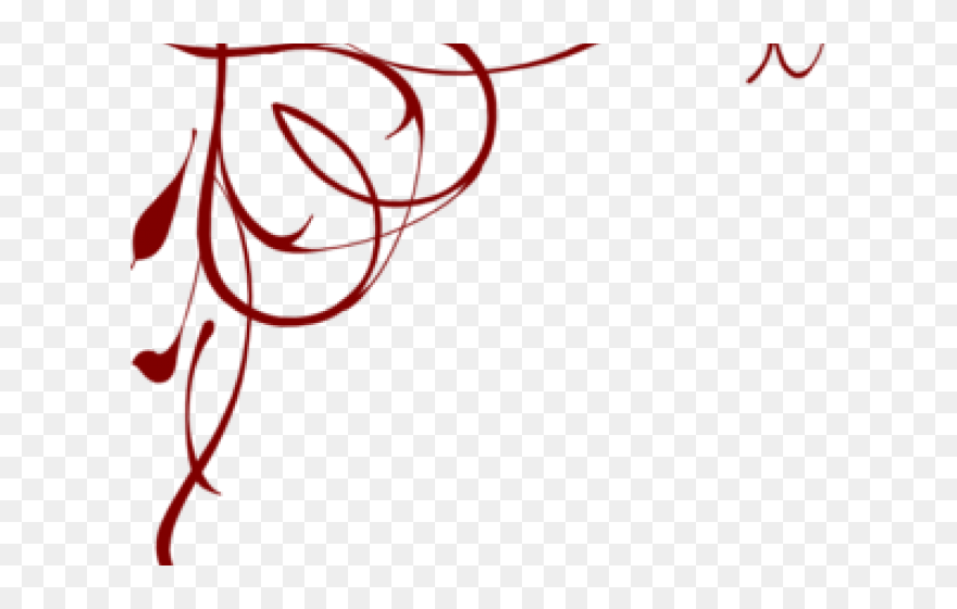 Curl Cross Clipart Image Free 19 Flourish Clipart Curly - Page Borders Png Transparent Background
