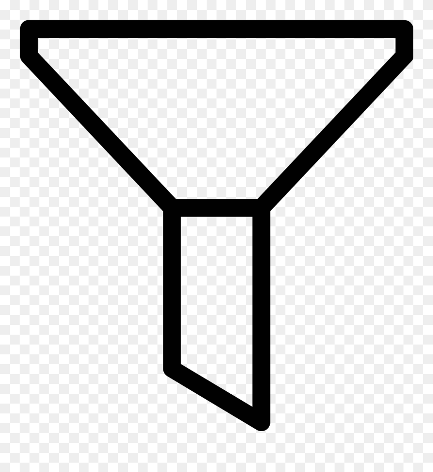 Trapezoid Png Vector - Filter And Sort Icon Png Clipart