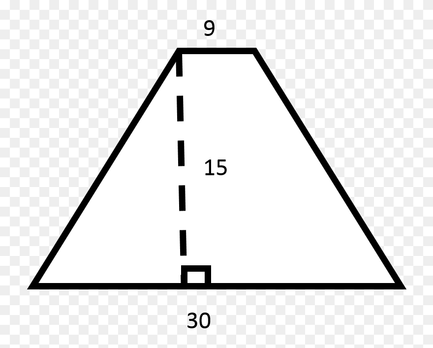 Trapezoid Filled In Black Png - Triangle Clipart
