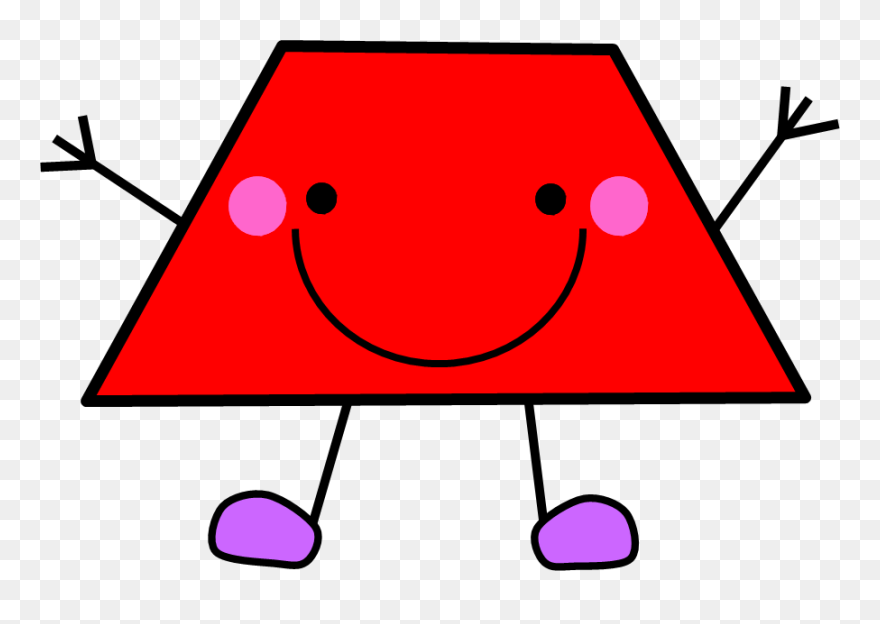 Red Trapezoid Png - Figuras Geometricas Animadas Trapecio Clipart
