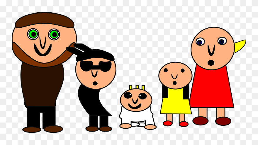 Family Cartoon Pictures Free Download Clip Art Free - Weird Family Clipart - Png Download