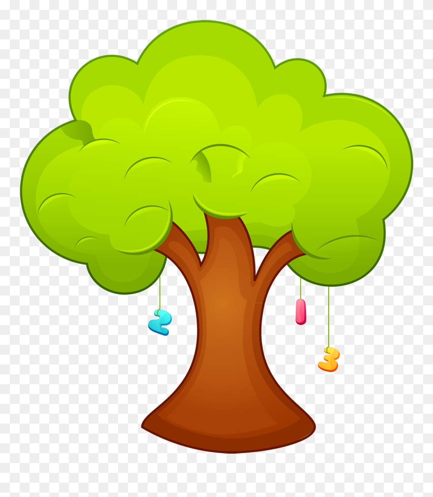 Cute Fall Tree Clipart Png Black And White Stock Cartoon - Cartoon Trees Png Transparent Png