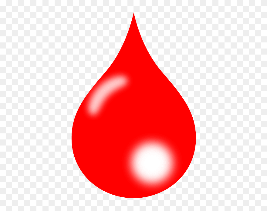 Blood Drop Clipart - Circle - Png Download