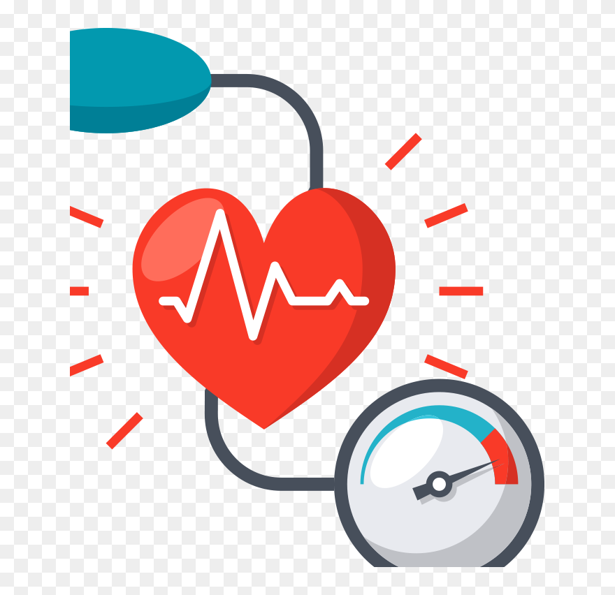 Transparent Ate Too Much Clipart - High Blood Pressure Clipart - Png Download