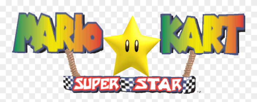 Hero Clipart Superstar - Mario Kart Super Circuit - Png Download