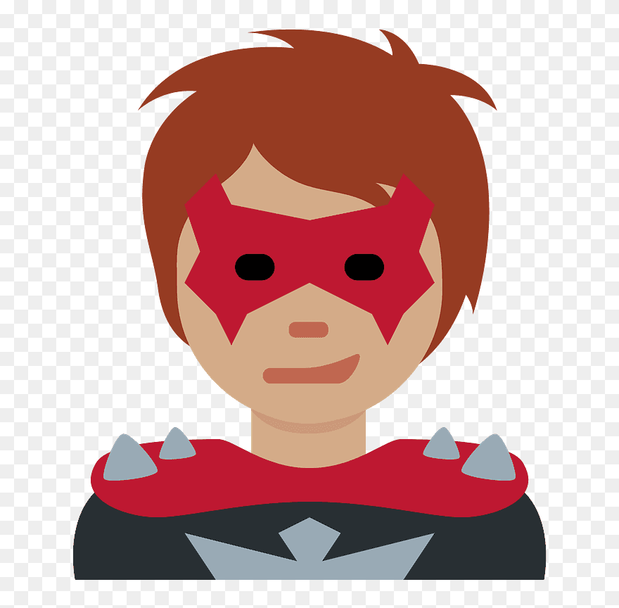 Supervillain Emoji Clipart - Supervillain - Png Download