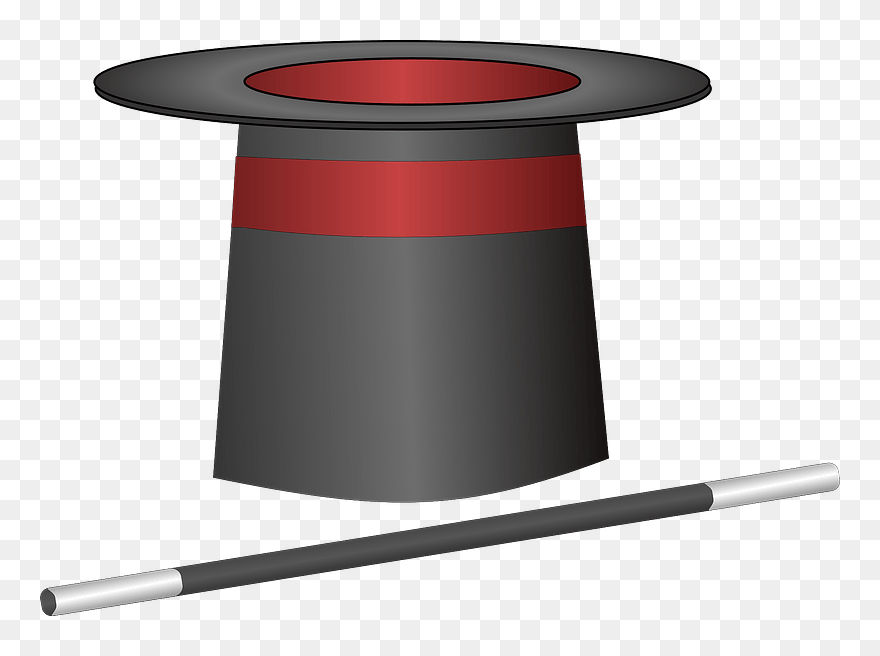 Magic Topper Clipart - Top Hat Clip Art - Png Download