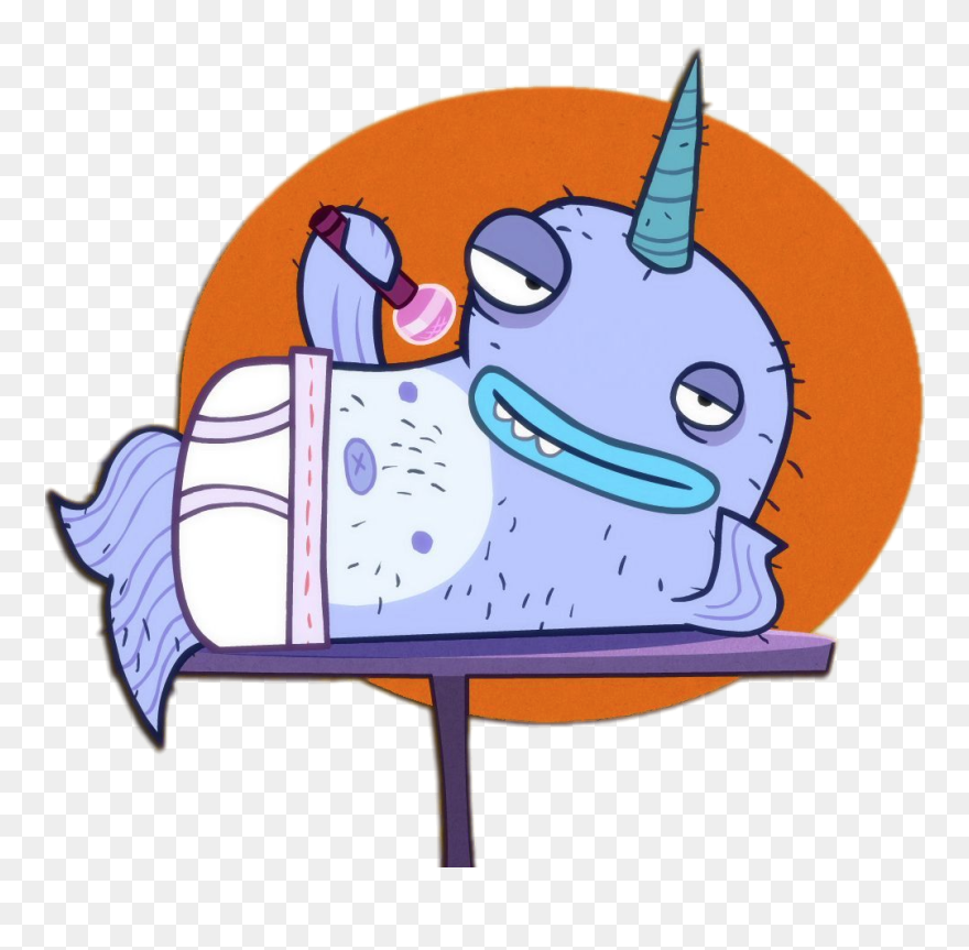 Almost Naked Animals Narwhal Performing - Almost Naked Animals Narwhal Clipart