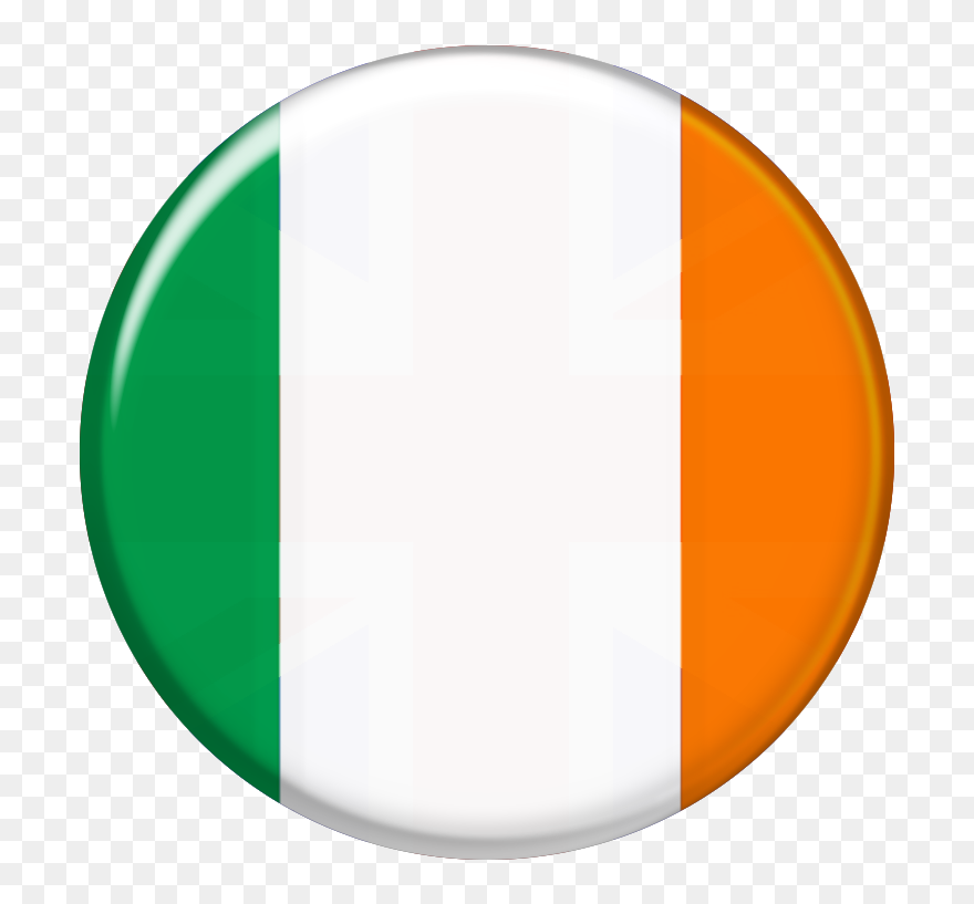 Duel Debate Program Or No Program - Ireland Flag Circle No Background Clipart