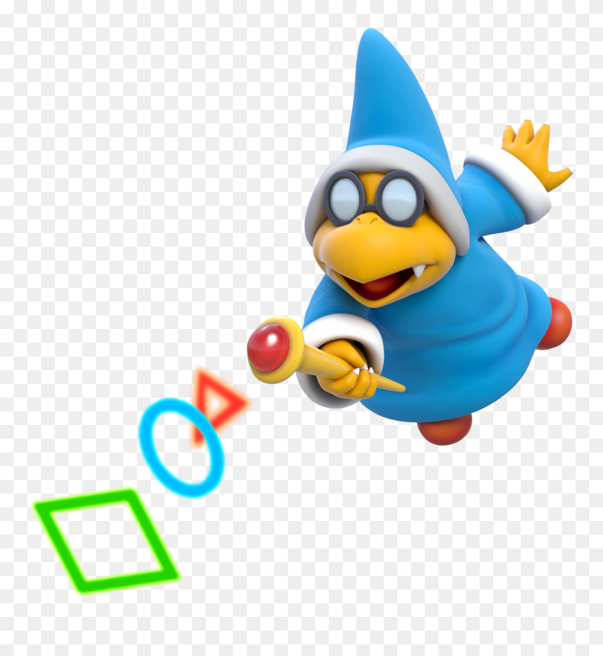 Super Clipart Pop Star - Kamek Mario Bros - Png Download