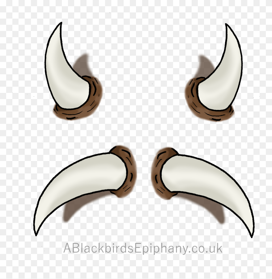 Horn Slenderman Tentacle Skull - Ear Trumpet Clipart
