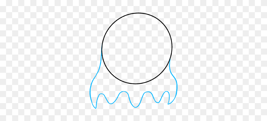 How To Draw Jellyfish - Circle Clipart