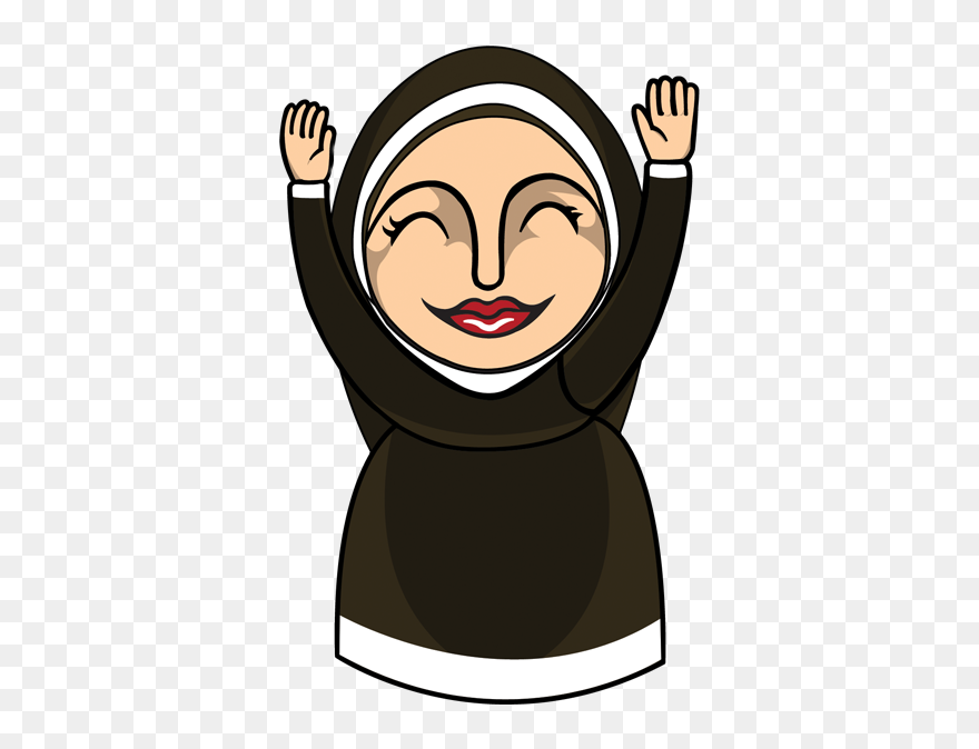 Nun Clipart Dancing - Nun Clip Art - Png Download
