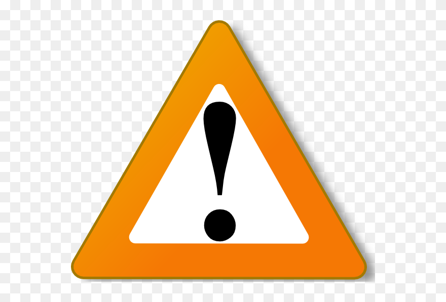Caution Clipart Blank Caution Sign - Hazard Clipart - Png Download