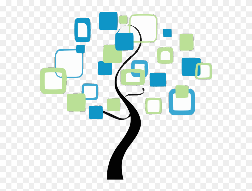 Simple Flowering Tree Outline Png Clip Art - 9 Family Members Tree Transparent Png