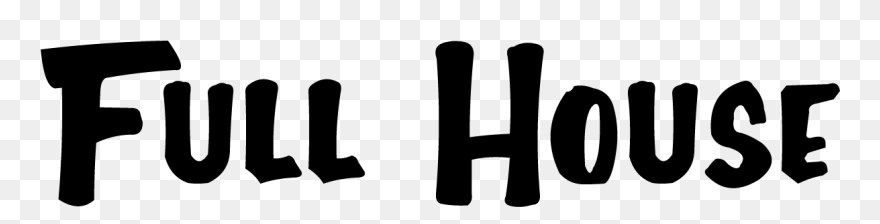 Full House Logo Transparent Clipart