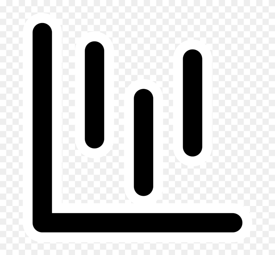 Statistics Vector Background - Chart Line Icon Png Transparant Clipart