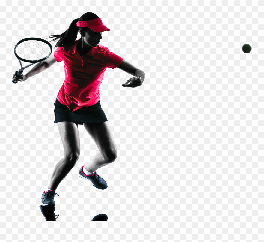 Silhouette Stock Photography Tennis Royalty-free - Tennis Player Royalty Free Png Clipart