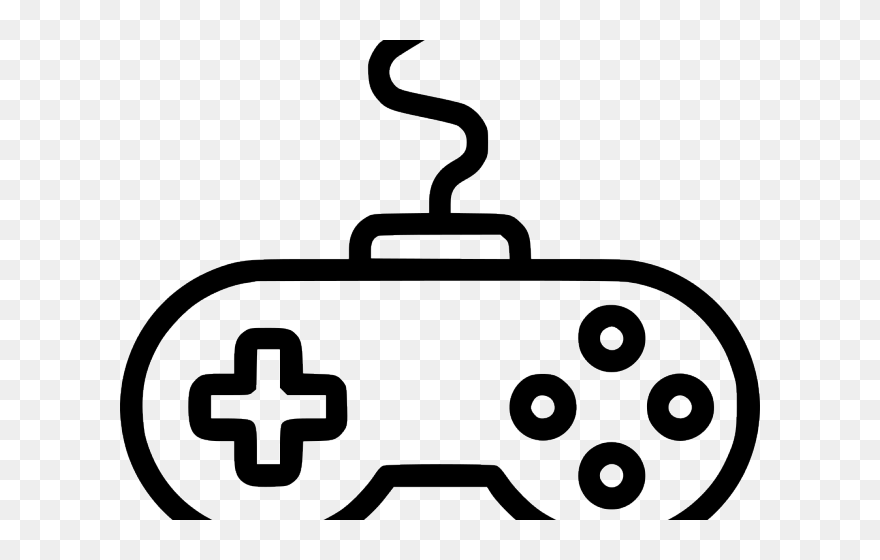 Drawing Of Gaming Controller Clipart