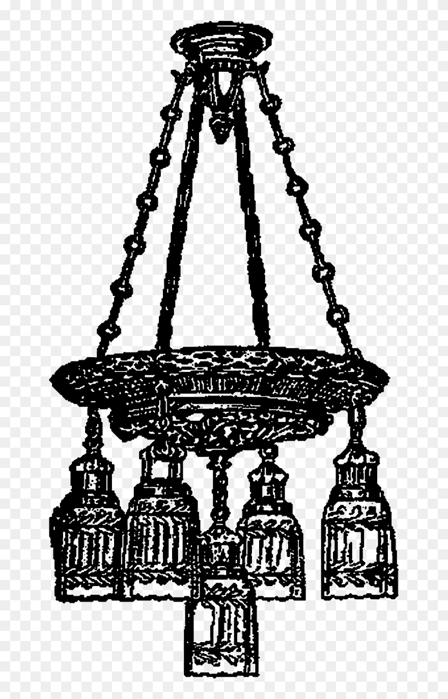Chandelier Clipart Home Decor - Home Decor Clipart - Png Download